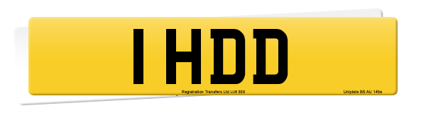 Registration number 1 HDD